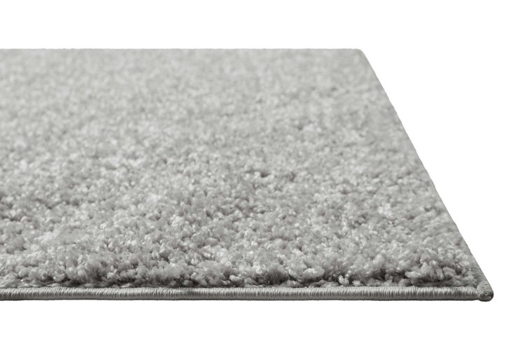 Teppich Hellgrau Hochflor Gino Homie Living 133x200 cm