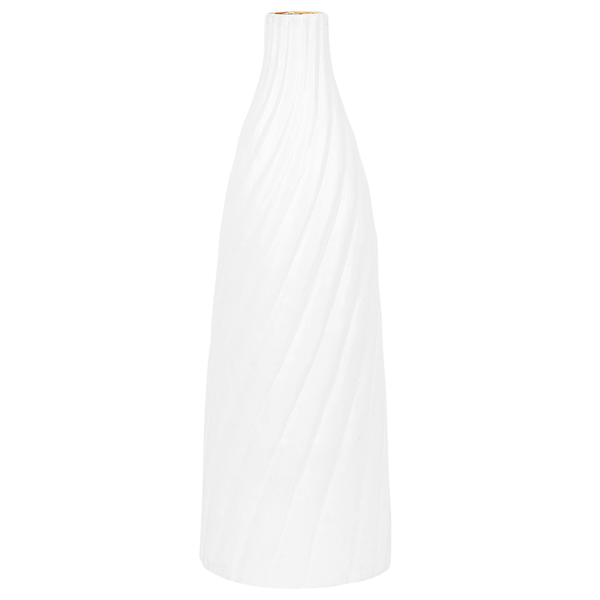 Dekovase FLORENTIA Keramik 54 cm Weiß