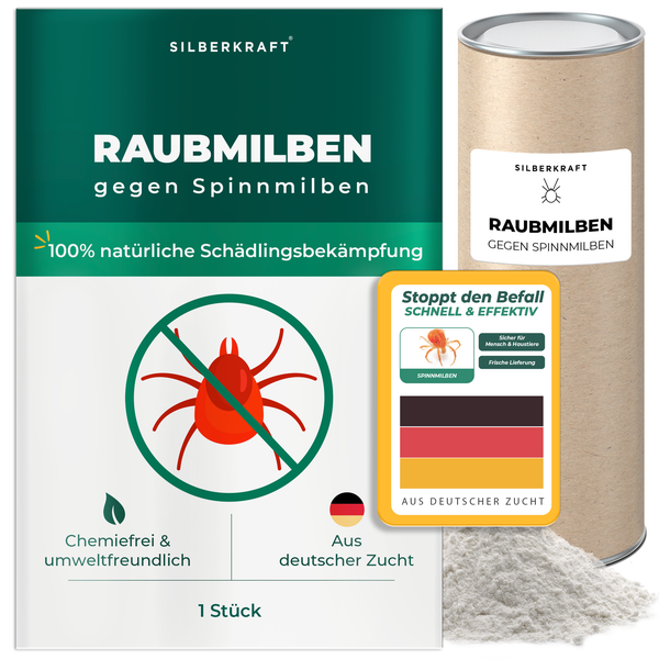 Raubmilben gegen Spinnmilben an Grünpflanzen 1 Packung