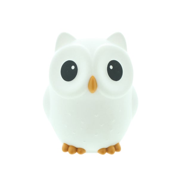 FRANK FLECHTWAREN|LED-Nachtlicht Eule, 11 x 10 x 13,5 cm, KUNSTSTOFF