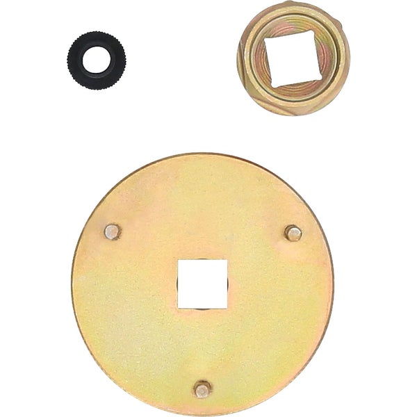 Ölfilterschlüssel-Set bestehend aus einer Gummidichtung, einer Mutter und einem Werkzeug zum Entfernen von Ölfiltern