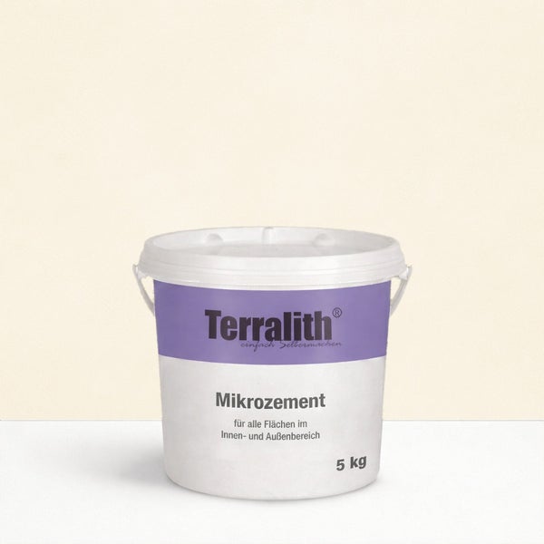 Terralith Mikro Zement Eimer, 5 kg, für Innen- und Außenbereich