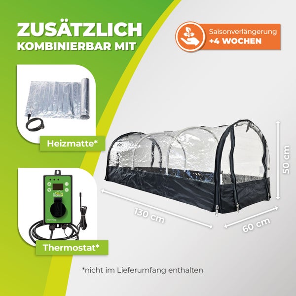 Zimmergewächshaus Jumbo XXL ideal für die Anzucht