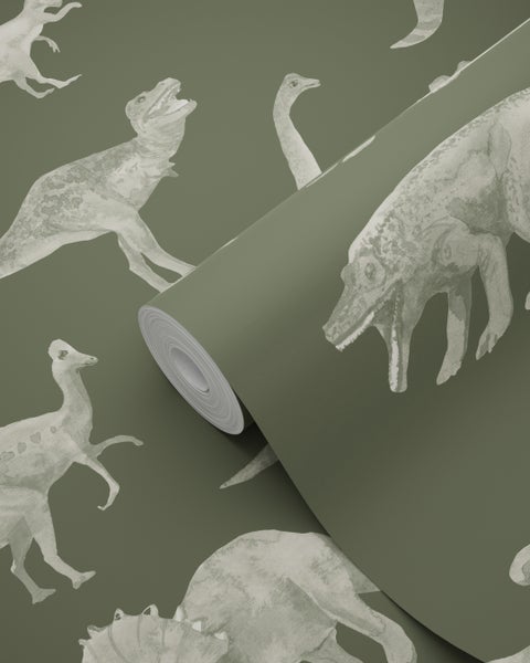 Tapete mit Dinosaurier-Muster
