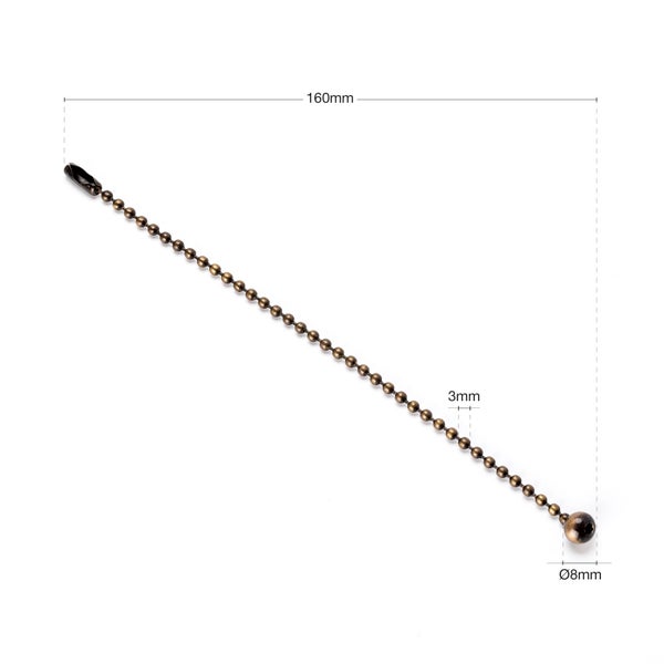 Kugelkette, Länge 160 mm