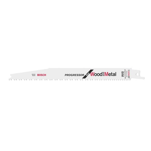 Bosch 5x Säbelsägeblatt S 3456 XF Progressor for Wood and Metal - 2608654406