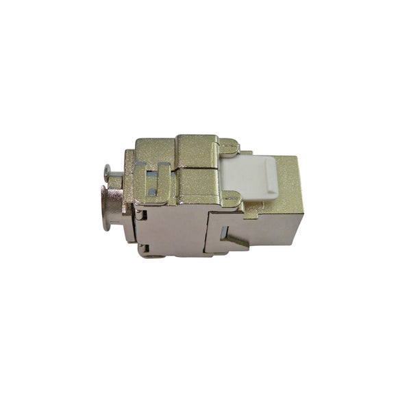 ProfiPatch Keystone RJ45 Jack Modul Cat.6a Buchse 10 Gigabit STP Netzwerk Adapter LAN für Patchpanel, Netzwerkdose, Verlegekabel