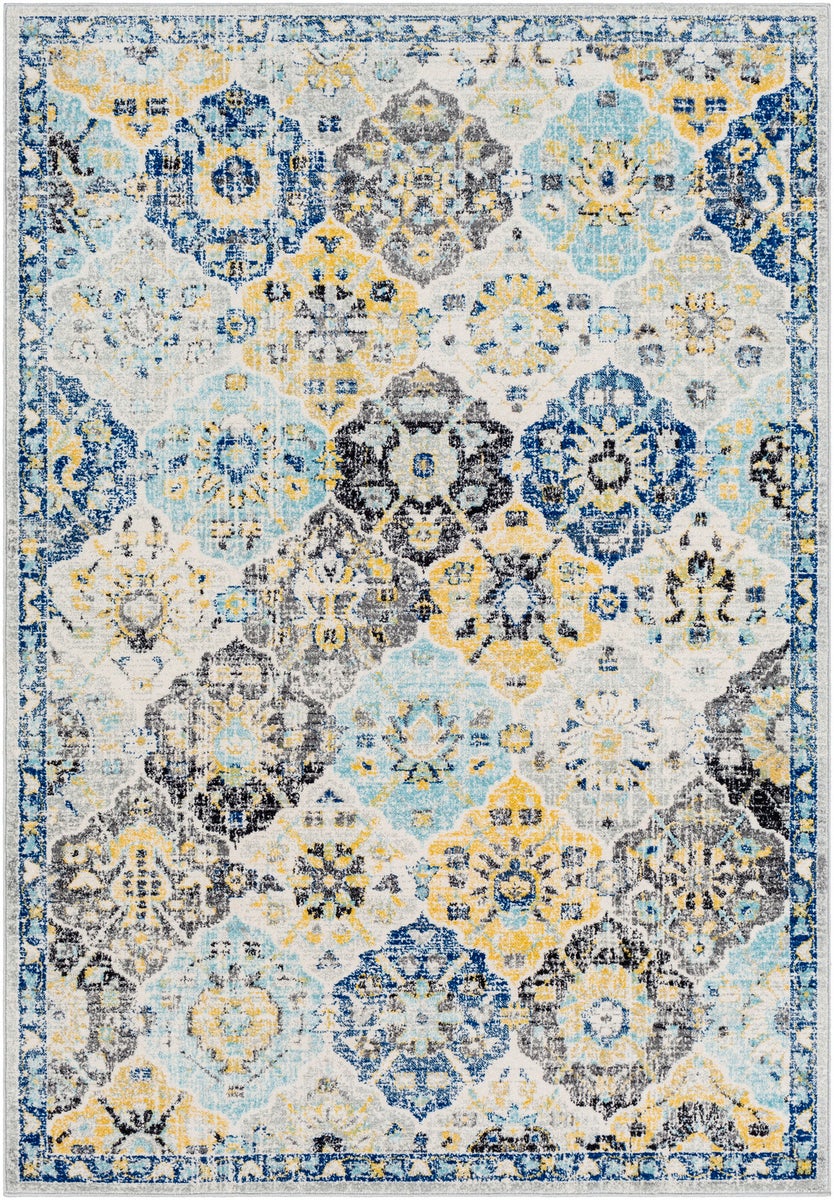 Vintage Orientalischer Teppich - Mehrfarbig/Blau - 120x170cm - INES
