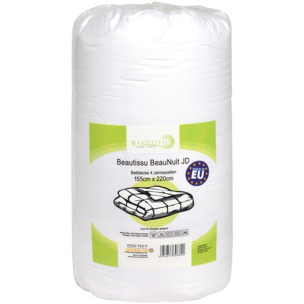 Verpackte Beautissu BeauNuit JD Vierjahreszeiten Bettdecke 155 mal 220 Zentimeter.