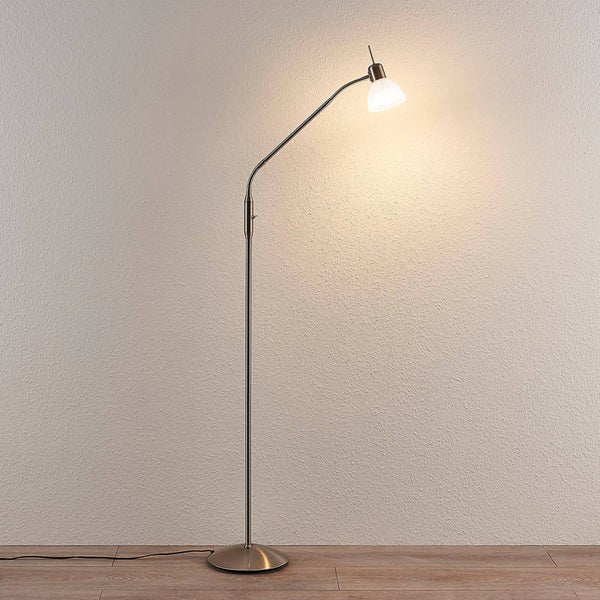 Lindby Stehlampe Gwendolin (Modern) in Alu aus Metall (1 flammig, E14) - Stehleuchte Standleuchte Floor Lamp Wohnzimmerlampe Wohnzimmerleuchte