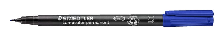 STAEDTLER Universalstift Lumocolor 313 permanent S, blau