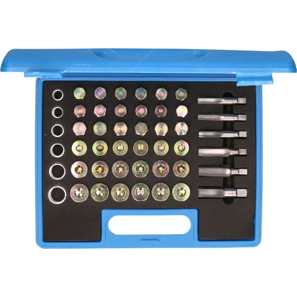 Gewindereparatur-Satz im blauen Koffer