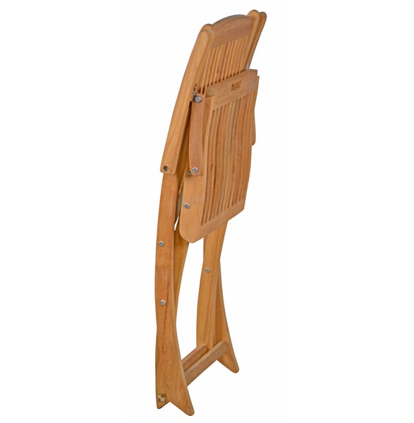 Klappstuhl Holz Teak Balkonstuhl Gartenstuhl klappbar Premium
