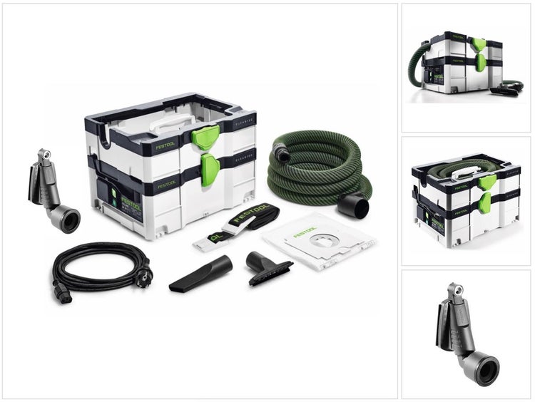 Festool CTL SYS Cleantec Absaugmobil 4,5l Staubkl. L ( 575279 ) + Tragegurt, Düsen, Saugschlauch