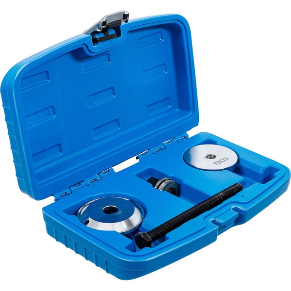 Werkzeugsatz in blauem Aufbewahrungskoffer