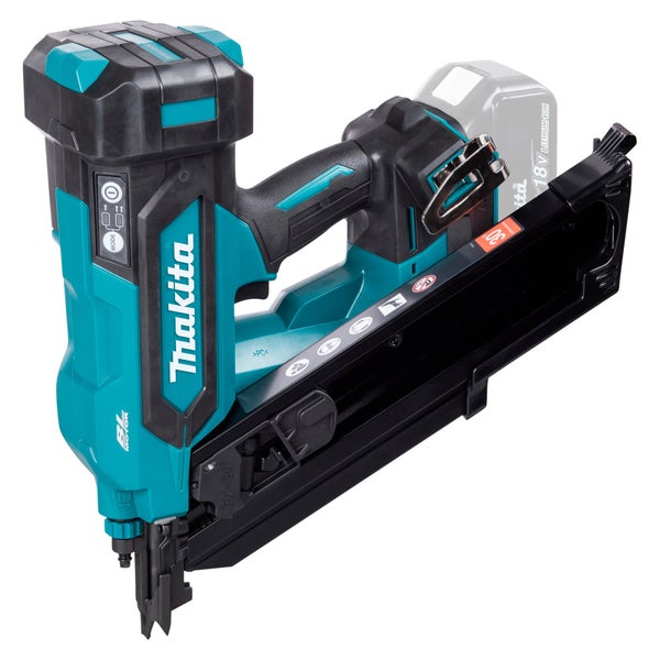 Makita Akku Nagler mit 18 Volt Lithium Ionen Akku für präzises Arbeiten.