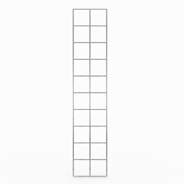 Gitter 10 x 10 cm Maschenweite - Maße: 100 x 20 cm