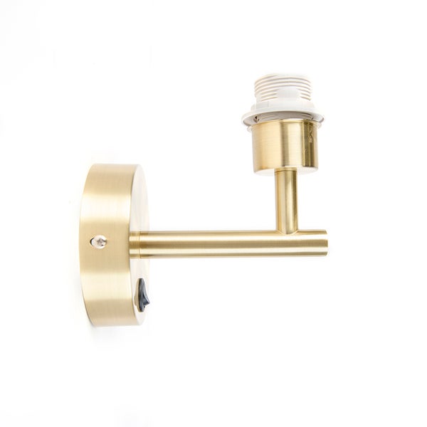 Wandleuchte aus Metall mit Schalter