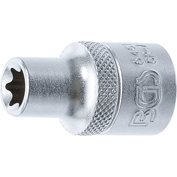 BGS Steckschlüssel-Einsatz E-Profil Antrieb Innenvierkant 12,5 mm (1/2) SW E11 - 6461
