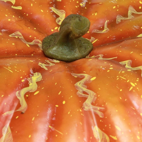 Nahaufnahme eines dekorativen Kürbisses