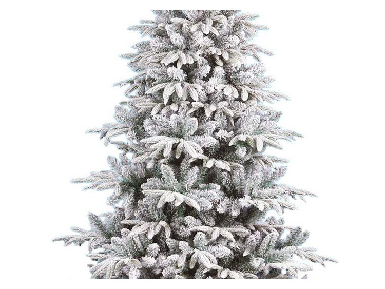 Künstlicher Weihnachtsbaum mit künstlicher Schnee-Beschichtung für winterliche Dekoration