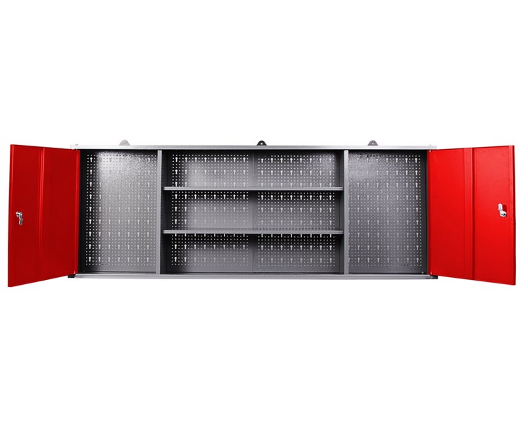 Ondis24 Werkstatt Set Konny 160 cm 1 Schrank rot, Werkstatteinrichtung, Werkbank