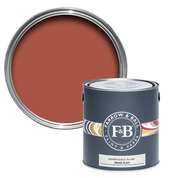 Farbeimer mit geöffnetem Deckel Farrow and Ball Farbe