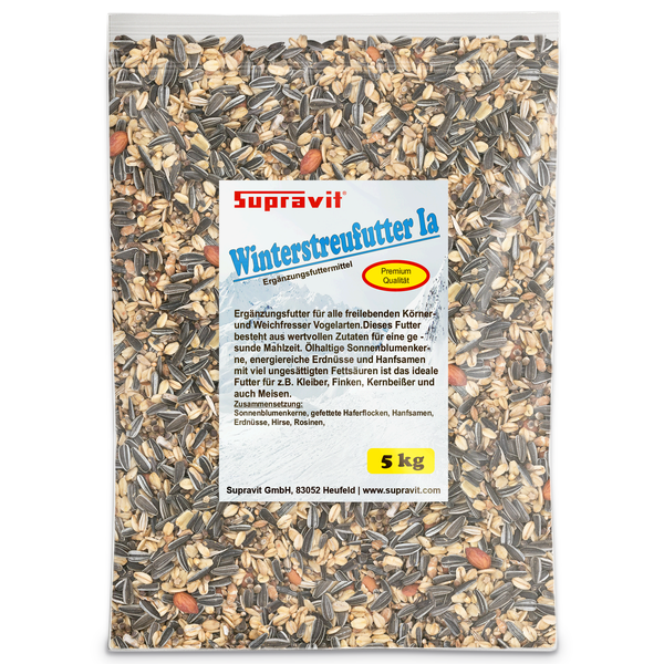 Supravit Winterstreufutter für Vögel, 5 kg Packung