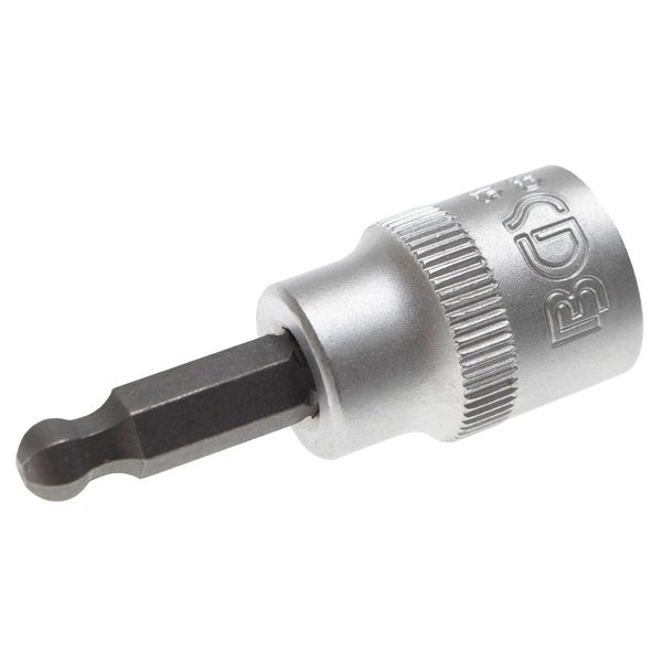 BGS Bit-Einsatz Antrieb Innenvierkant 10 mm (3/8) Innensechskant mit Kugelkopf 5,5 mm - 5113