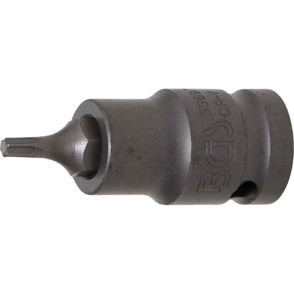 BGS Kraft-Bit-Einsatz Antrieb Innenvierkant 12,5 mm (1/2) T-Profil (für Torx) T20 - 5369