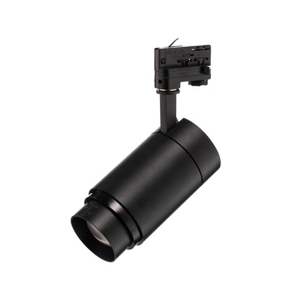 Arcchio LED Stromschienenstrahler Nanna in Schwarz aus Aluminium (1 flammig, ) Arbeitszimmerleuchte