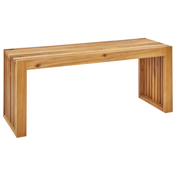 Gartenbank BELLANO 105 cm Akazienholz Braun