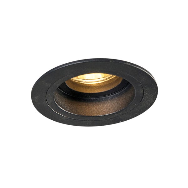 Schwarzer Deckeneinbaustrahler