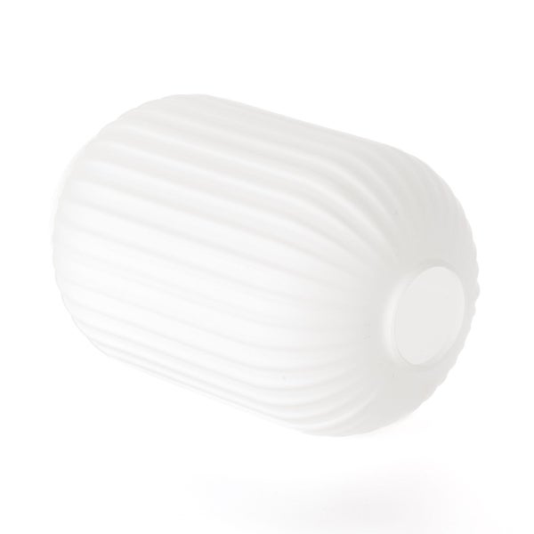 Geripptes Lampenglas