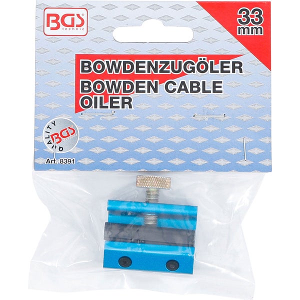 Bowdenzugöler in Verpackung