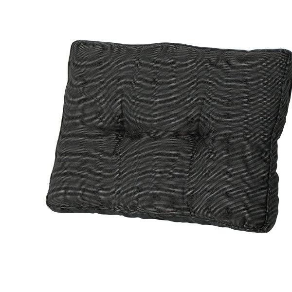 Florance Sitzkissen Rib schwarz - Ca. 43x60 cm - 2er-Set