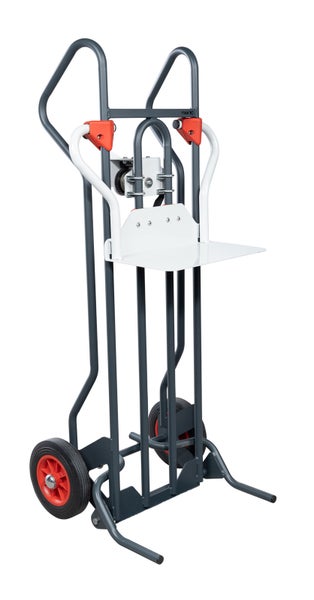 FIMM höhenverstellbare Sackkarre Tragkraft 150 kg mit 250mm Gumm Reifen