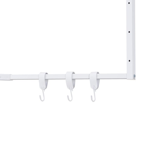 Home Deluxe - S-Haken SHAPE - 11 x 3 x 4 cm, Eisen mit PU- Leder, inkl. Doppelnaht I Kleiderhaken Kleiderbügel Garderobenhaken Kleideraufhänger - Variantenauswahl