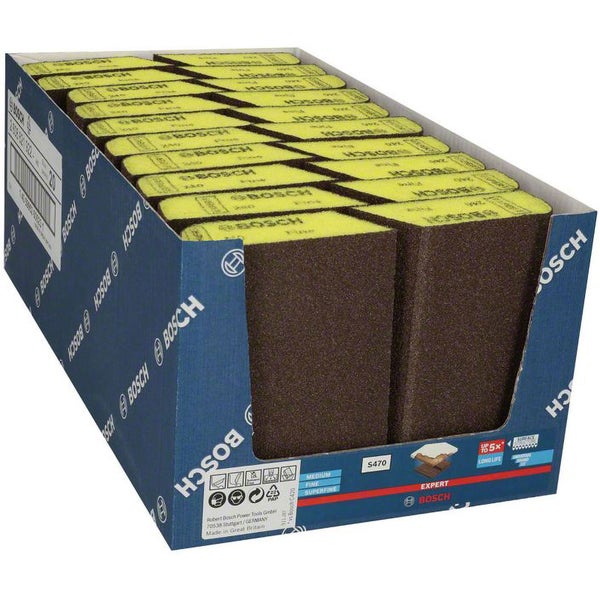 Bosch Schleifschwamm Expert Set zur manuellen Oberflächenbearbeitung