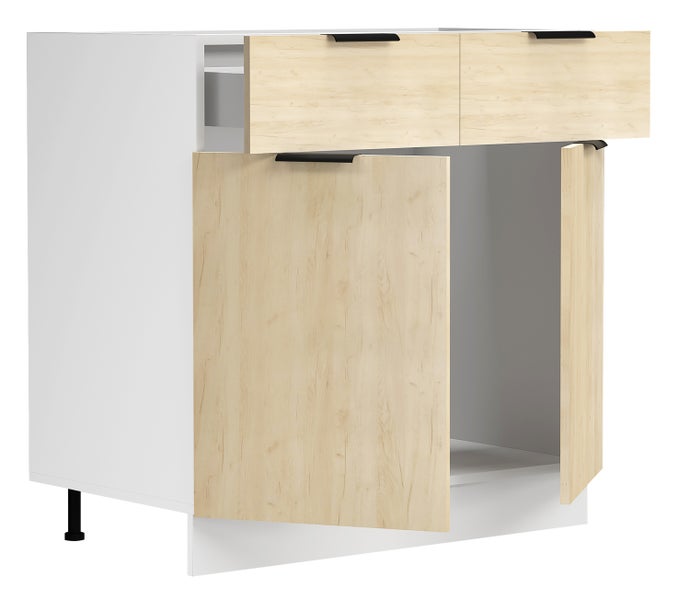 Küchenschrank B80 cm Unterschrank Schublade Fasola