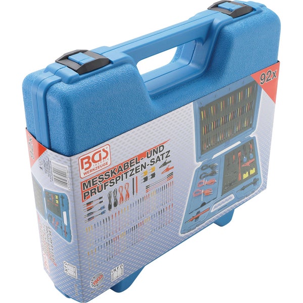 BGS technic Messkabel und Prüfspitzen Satz im Werkzeugkoffer