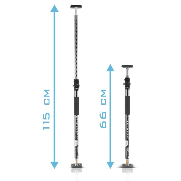 Montagestütze | Baustütze MH-115 ST 4er Set 66-115 cm, 40 kg Tragkraft