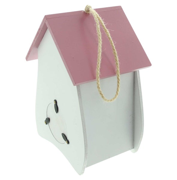 FRANK FLECHTWAREN | Vogelhaus Zimmer frei, 14 x 12 x 21 cm, HOLZ, SISAL