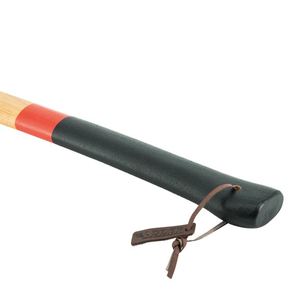 Holzstiel für Axt mit Lederband und Adler Logo Anhänger