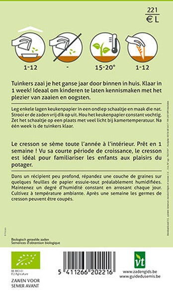 Hinweise zum Anbau von Gartenkresse