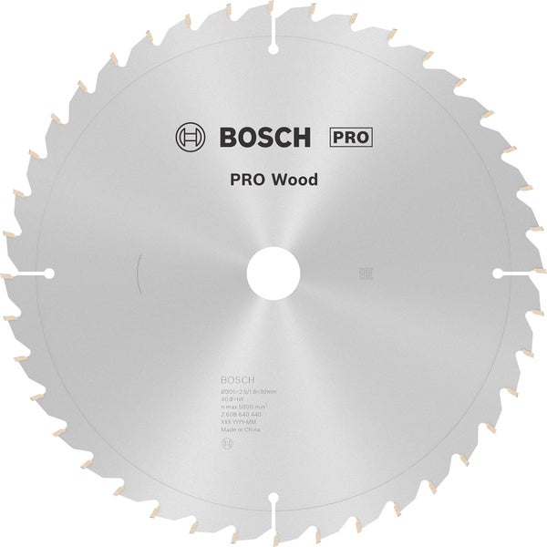 Bosch Pro Wood Kreissägeblatt, 305 Millimeter Durchmesser