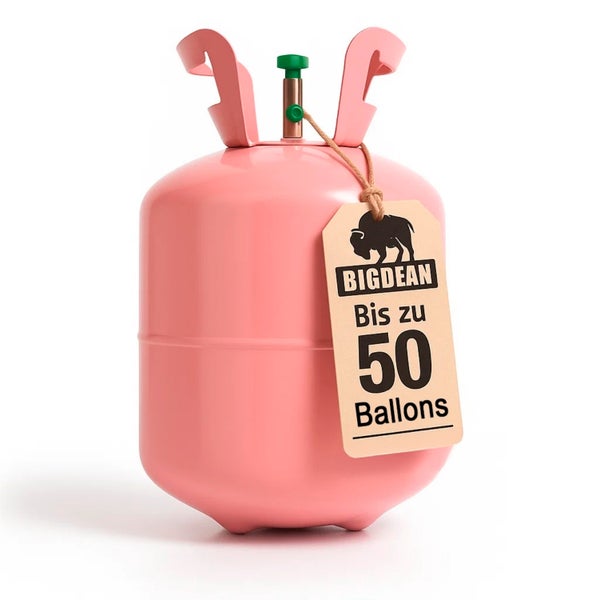 Ballongasbehälter für bis zu 50 Ballons
