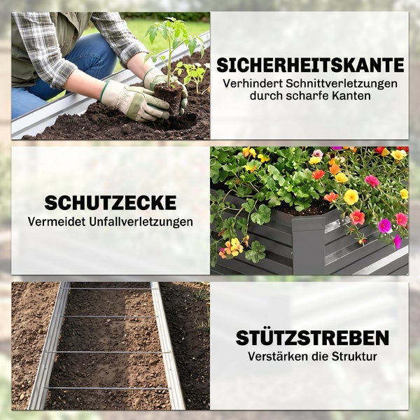 Wohnzimmer mit Landschaftstapete, Sessel und Tisch mit Lampe