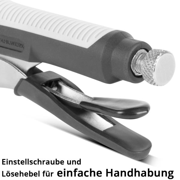 STAHLWERK Gripzangen Set 6-teilig Klemmbereich einstellbar