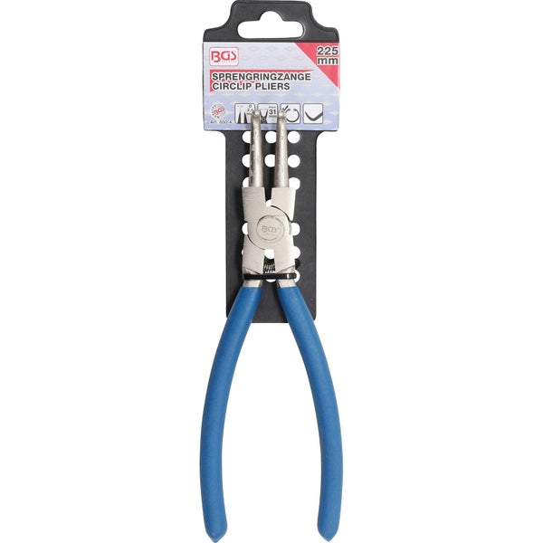 Spitzzange mit blauem Griff